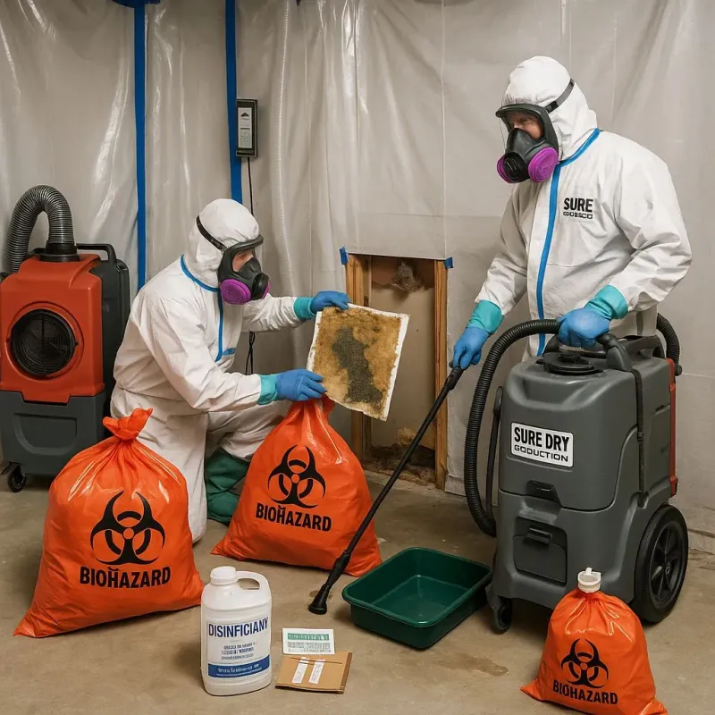 Contaminated Water Handling Protocols process in Pearl Beach, MI